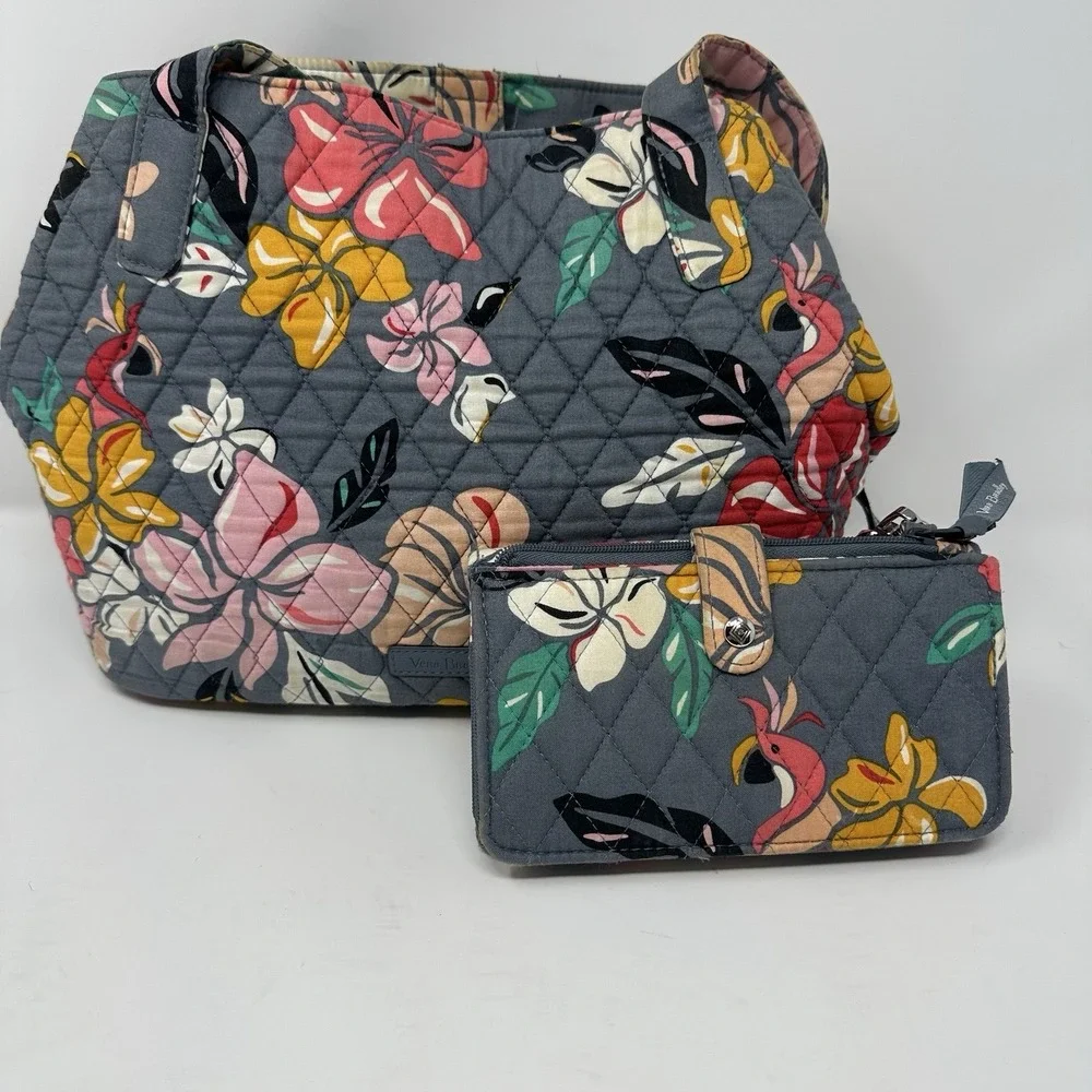 Vera Bradley COASTAL PARADISE Bag And Wallet